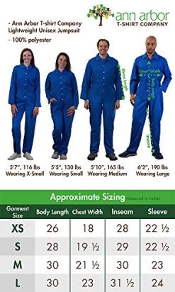 Ann Arbor T-shirt Co. Costume Jumpsuit | Halloween Cosplay Flight Jump Suit Unisex Men Women - Multiple Colors -T-Shirt Store 51kTyZYI3ZL 2