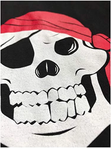 Jolly Roger Pirate Flag | Skull & Crossbones Caribbean Cruise Costume Unisex T-Shirt 4 Jolly Roger Pirate Flag | Skull & Crossbones Caribbean Cruise Costume Unisex T-Shirt - Image 2