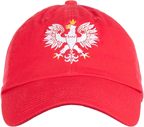 Poland Pride | Vintage Style, Retro Polish Eagle Polska Low Baseball Cap Dad Hat Red 5 Poland Pride | Vintage Style, Retro Polish Eagle Polska Low Baseball Cap Dad Hat Red - Image 3