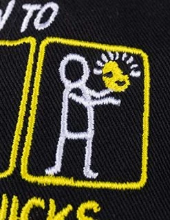 Ann Arbor T-shirt Co. How To Pick Up Chicks | Funny Sarcastic Sarcasm Joke Cap For Man Woman Baseball Dad Hat Black -T-Shirt Store 51nkjRUIo1L