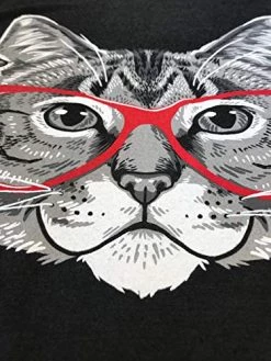 Red Linda Glasses Cat | Sassy Funny Kitty Belcher Cute V-Neck T-Shirt For Women 10 Red Linda Glasses Cat | Sassy Funny Kitty Belcher Cute V-Neck T-Shirt For Women -T-Shirt Store 51pD8ZEFwWL 1