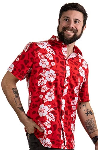 Meats In The Sun | Funny BBQ Grilling Hawaiian Button Down Polo Party Shirt Men-(Collar,XL) 6 Meats In The Sun | Funny BBQ Grilling Hawaiian Button Down Polo Party Shirt Men-(Collar,XL) - Image 4