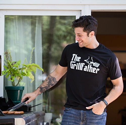 The Grillfather | Funny Dad Grandpa Grilling BBQ Meat Humor T-Shirt Joke For Men 5 The Grillfather | Funny Dad Grandpa Grilling BBQ Meat Humor T-Shirt Joke For Men - Image 3