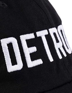 Detroit | Classic Retro City Detroiter 313 Cool Michigan Men Women Cap Dad Hat -T-Shirt Store 51vMfODjJzL
