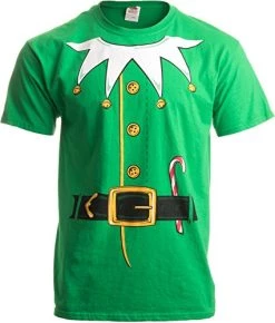 Santa's Elf Costume | Jumbo Print Novelty Christmas Holiday Humor Unisex T-Shirt 8 Santa's Elf Costume | Jumbo Print Novelty Christmas Holiday Humor Unisex T-Shirt -T-Shirt Store 51xe1ieWKwL