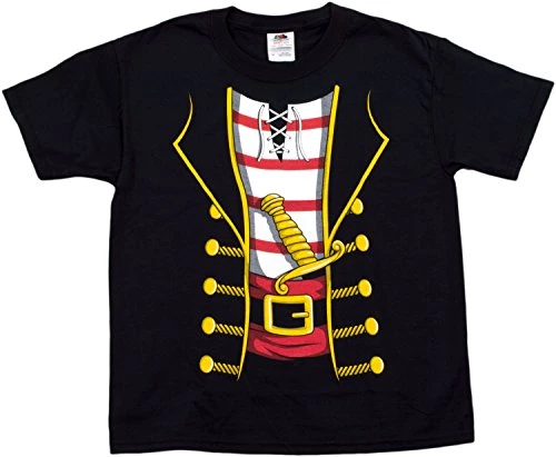 Pirate Costume | Jumbo Print Novelty Funny Caribbean Cruise Shirt Youth T-Shirt 5 Pirate Costume | Jumbo Print Novelty Funny Caribbean Cruise Shirt Youth T-Shirt - Image 3
