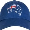Australia Pride | Australian Aussie Flag Sport Fan Low Fit Baseball Cap Dad Hat Royal Blue -T-Shirt Store 51zYRj40zgL
