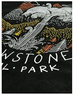 Yellowstone National Park | Geographic Poster Print Travel Art Men Women T-Shirt -T-Shirt Store 61KjrlLrMKL