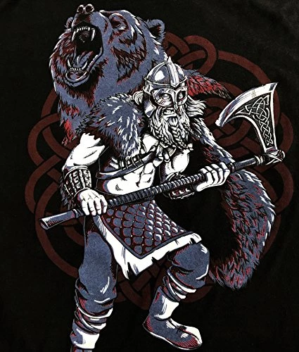 Viking Berserker, Bear Spirit | Valhalla Norse Nordic Mythology Warrior T-Shirt 7 Viking Berserker, Bear Spirit | Valhalla Norse Nordic Mythology Warrior T-Shirt - Image 5