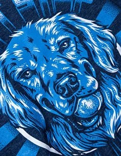 Don't Stop Retrievin' Golden Retriever | Funny Cute Dog Father Dad Owner Pet Doggo Pup Fun Humor T-Shirt-(Adult,M) Vintage Navy -T-Shirt Store 61bXyJuV7kL