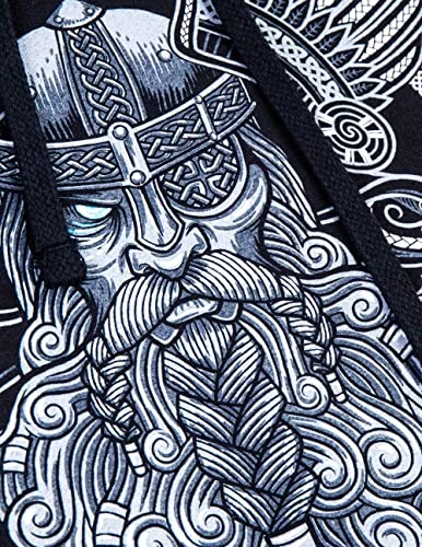 Odin | Norse Mythology God Valkyrie Valhalla Viking Raven Nordic Thor T-Shirt 5 Odin | Norse Mythology God Valkyrie Valhalla Viking Raven Nordic Thor T-Shirt - Image 3