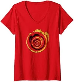 Womens The Land: Dragon Spiral V-Neck T-Shirt -T-Shirt Store A1zkeSYRURL. CLa7C5002C4687C51DsNfTZtmL.png7C02C02C5002C4682B0.02C0.02C500.02C468.0 AC