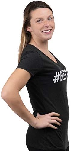 #Blessed | Christian Humor, Humble Hash Tag Twitter Good Life Women's T-Shirt 4 #Blessed | Christian Humor, Humble Hash Tag Twitter Good Life Women's T-Shirt - Image 2