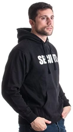 Security | Security Guard Fleece Hoody, Glow In The Dark Hooded Sweatshirt