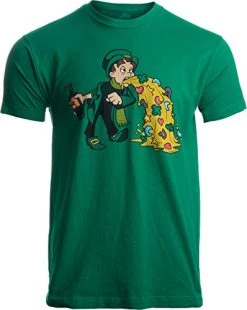 Irish Leprechaun Tossing Lucky Cookies | Funny St. Patrick's Day For Men T-Shirt