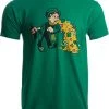 Irish Leprechaun Tossing Lucky Cookies | Funny St. Patrick's Day For Men T-Shirt -T-Shirt Store 411o5GcuNKL