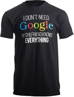 My Girlfriend Knows Everything! | Funny Boyfriend T-Shirt 11 My Girlfriend Knows Everything! | Funny Boyfriend T-Shirt -T-Shirt Store 414nHy6XlDL. AC