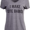 I Make Cute Babies | Funny New Mom Mother's Mama Day Mommy Humor Women's T-Shirt 1 I Make Cute Babies | Funny New Mom Mother's Mama Day Mommy Humor Women's T-Shirt -T-Shirt Store 41A0yWwMq6L