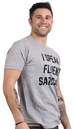 I Speak Fluent Sarcasm | Funny Sarcastic Humor Joke Comment Saying Men T-Shirt -T-Shirt Store 41A3lxF4QGL