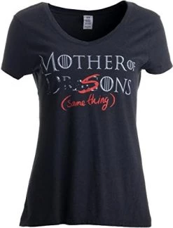 Mother Of Dragons (er, Sons - Same Thing) | Funny Mommy Ladies' V-Neck T-Shirt 11 Mother Of Dragons (er, Sons - Same Thing) | Funny Mommy Ladies' V-Neck T-Shirt -T-Shirt Store 41A4Vl1rZL. AC