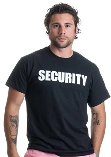 Security | Event Safety Guard Two Side Print Black W/Tall Sizes Unisex T-Shirt 3 Security | Event Safety Guard Two Side Print Black W/Tall Sizes Unisex T-Shirt