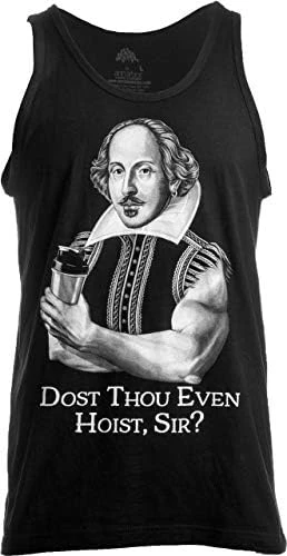 Dost Thou Even Hoist Sir? Funny Workout Weight Lifting Shakespeare Gym Tank Top 7 Dost Thou Even Hoist Sir? Funny Workout Weight Lifting Shakespeare Gym Tank Top - Image 5