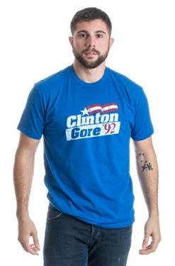 Clinton Gore '92 | Vintage Style Liberal Democrat Presidential Unisex