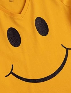 Smiley Face | Cute, Fun, Funny Happy Optimist Teacher Child Care Worker Mom V-Neck Yellow T-Shirt For Women - (Vneck,M) 10 Smiley Face | Cute, Fun, Funny Happy Optimist Teacher Child Care Worker Mom V-Neck Yellow T-Shirt For Women - (Vneck,M) -T-Shirt Store 41ExEwpH6UL