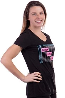 Freak In The (Spread) Sheets | Funny Spreadsheet Nerdy Girl Accountant Analyst Secretary Women's V-Neck T-Shirt Top-(Vneck,3XL) Black -T-Shirt Store 41G9v2T8jhL