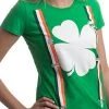 St. Patrick's Day Shamrock Suspenders | Funny St. Paddy Irish Women's T-Shirt 1 St. Patrick's Day Shamrock Suspenders | Funny St. Paddy Irish Women's T-Shirt -T-Shirt Store 41IxxEE41nL