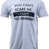 You Can't Scare Me, I Have Daughters | Funny Dad Daddy Cute Joke Men T-Shirt -T-Shirt Store 41JAV9i3UdL