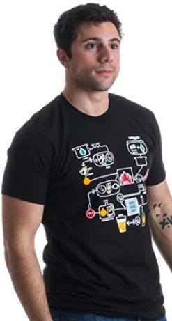 Beer Brewing Schematic | Home Brewer, Homebrew Production Chart Unisex T-Shirt -T-Shirt Store 41JB1rSOBvL