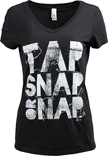 Tap, Snap, Or Nap | Brazilian Jiu Jitsu MMA Chick Submission Fighting Women's V-Neck T-Shirt-Vneck,XL Black 3 Tap, Snap, Or Nap | Brazilian Jiu Jitsu MMA Chick Submission Fighting Women's V-Neck T-Shirt-Vneck,XL Black