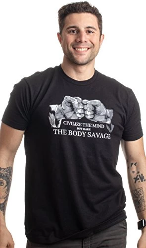Civilize The Mind, Make The Body Savage | BJJ Brazilian Jiu Jitsu Judo T-Shirt 4 Civilize The Mind, Make The Body Savage | BJJ Brazilian Jiu Jitsu Judo T-Shirt - Image 2