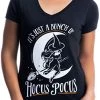 It's Just A Bunch Of Hocus Pocus | Glow In Dark Witchy Halloween T-Shirt, Funny Cute Witch V-Neck Shirt Top For Women-(Vneck,XL) Vintage Black 2 It's Just A Bunch Of Hocus Pocus | Glow In Dark Witchy Halloween T-Shirt, Funny Cute Witch V-Neck Shirt Top For Women-(Vneck,XL) Vintage Black -T-Shirt Store 41MUy3yVJRL