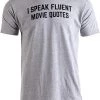 I Speak Fluent Movie Quotes | Funny Film Fan Sarcasm Humor Men Women T-Shirt -T-Shirt Store 41NIjnWvsmL