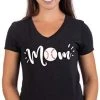 Baseball Mom | Funny Cute Fun Sport Mama Little League Mommy Women's V-Neck T-Shirt-(Vneck,XL) Vintage Black 1 Baseball Mom | Funny Cute Fun Sport Mama Little League Mommy Women's V-Neck T-Shirt-(Vneck,XL) Vintage Black -T-Shirt Store 41QTJ4VuknL