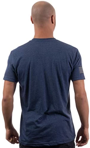 Navy Chest Print & U.S. Military Sleeve Flag | Naval Veteran Sailor Style Shirt 2 Navy Chest Print & U.S. Military Sleeve Flag | Naval Veteran Sailor Style Shirt - Image 2