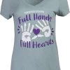 Paraprofessional: Full Hands, Full Hearts | Parapro Educator School Teacher Para-Pro V-Neck T-Shirt Top For Women-(Vneck,2XL) 1 Paraprofessional: Full Hands, Full Hearts | Parapro Educator School Teacher Para-Pro V-Neck T-Shirt Top For Women-(Vneck,2XL) -T-Shirt Store 41RxqUevxcL