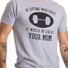 If Lifting Was Easy, It'd Be Called Your Mom | Funny Workout Weight T-Shirt 1 If Lifting Was Easy, It'd Be Called Your Mom | Funny Workout Weight T-Shirt -T-Shirt Store 41TLoUtFY1L
