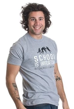 School Is Important But Lacrosse Is Importanter | Funny Lax Unisex T-Shirt-(Adult,S) Sport Grey 11 School Is Important But Lacrosse Is Importanter | Funny Lax Unisex T-Shirt-(Adult,S) Sport Grey -T-Shirt Store 41VWr6eLalL
