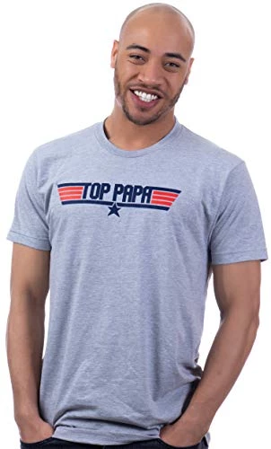 Top Papa | Funny 80s Air Dad Humor Grandpa 1980s Military Force Men Pappy T-Shirt 3 Top Papa | Funny 80s Air Dad Humor Grandpa 1980s Military Force Men Pappy T-Shirt