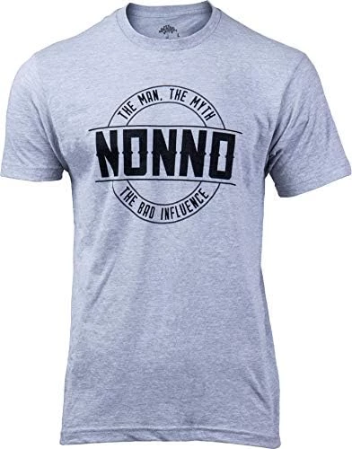 Nonno: Man, Myth, Bad Influence | Funny New Baby Grandparent Humor Joke Graphic Men T-Shirt 7 Nonno: Man, Myth, Bad Influence | Funny New Baby Grandparent Humor Joke Graphic Men T-Shirt - Image 5
