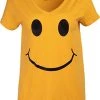 Smiley Face | Cute, Fun, Funny Happy Optimist Teacher Child Care Worker Mom V-Neck Yellow T-Shirt For Women - (Vneck,M) 1 Smiley Face | Cute, Fun, Funny Happy Optimist Teacher Child Care Worker Mom V-Neck Yellow T-Shirt For Women - (Vneck,M) -T-Shirt Store 41cLXPmWobL