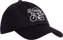 My Retirement Plan (Bicycle) | Funny Bike Riding Rider Retired Cyclist Man Baseball Dad Hat Black
