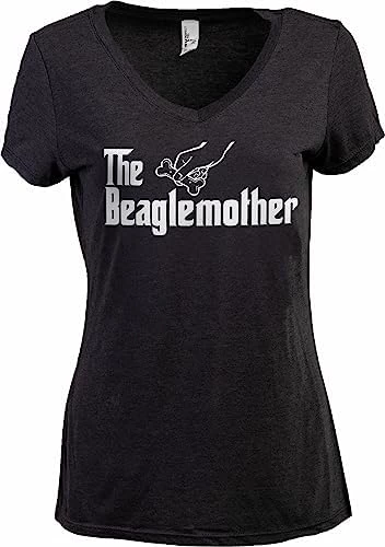 The Dogmother | Funny Cute Dog Mother Mom Owner Pet Doggo Pup Women V-Neck T-Shirt 15 The Dogmother | Funny Cute Dog Mother Mom Owner Pet Doggo Pup Women V-Neck T-Shirt - Image 13