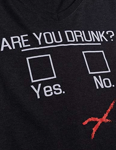 You Drunk? | Funny Beer Drinking, Bar Party Humor Gag Gift Women's T-Shirt-(Vneck,L) Black 7 You Drunk? | Funny Beer Drinking, Bar Party Humor Gag Gift Women's T-Shirt-(Vneck,L) Black - Image 5