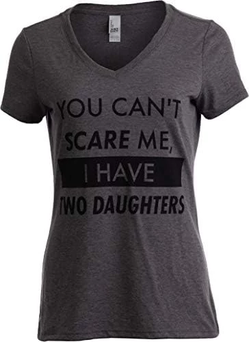 You Can't Scare Me, I Have Children | Funny Mom Mommy Mama Cute Joke Women V-Neck T-Shirt 8 You Can't Scare Me, I Have Children | Funny Mom Mommy Mama Cute Joke Women V-Neck T-Shirt - Image 6