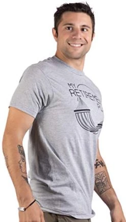 My (Hammock) Retirement Plan | Funny Retiree Joke Retired Grandpa Humor T-Shirt-(Adult,L) -T-Shirt Store 41klEbLTBRL