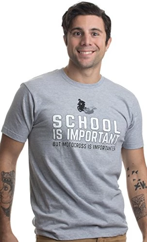 School Is Important, But Motocross Is Importanter | Motorcycle Dirt Bike T-Shirt 5 School Is Important, But Motocross Is Importanter | Motorcycle Dirt Bike T-Shirt - Image 3